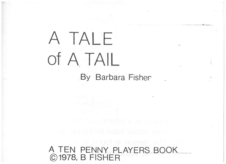 A Tale of a Tail by Barbara Fisher