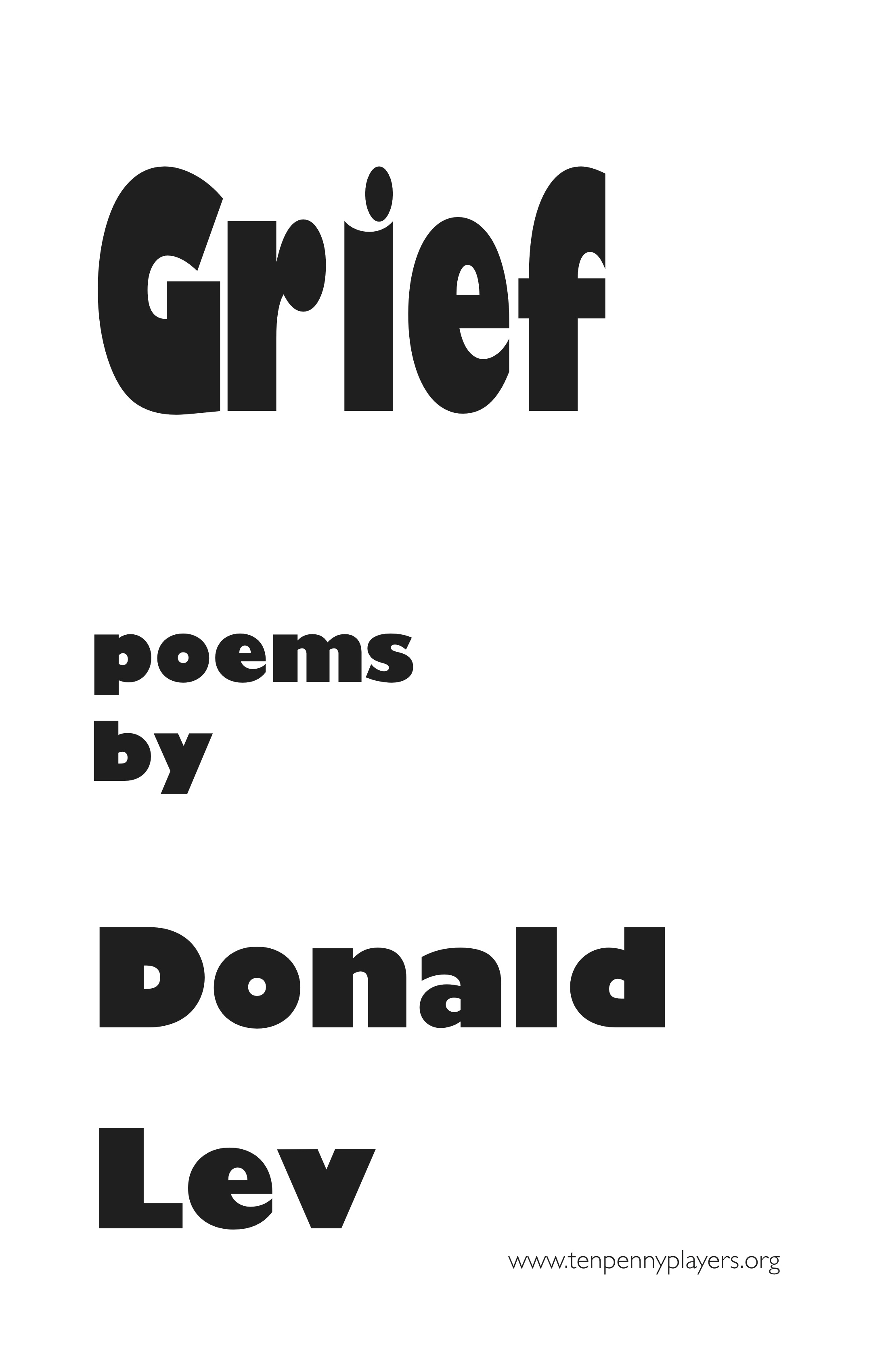 Grief by Donald Lev